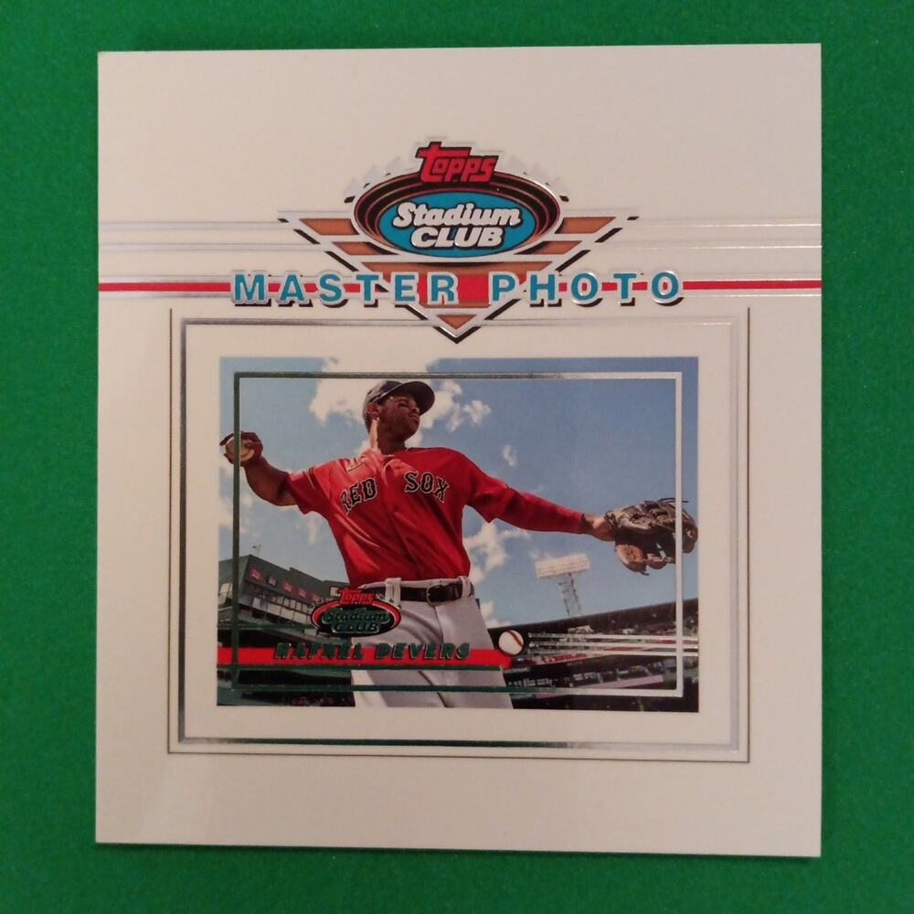 Topps Stadium Club Rafael Devers Master Photo #282 2023